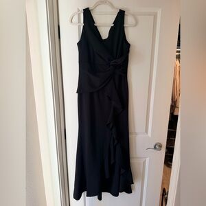 Grace Black Asymmetrical Dress